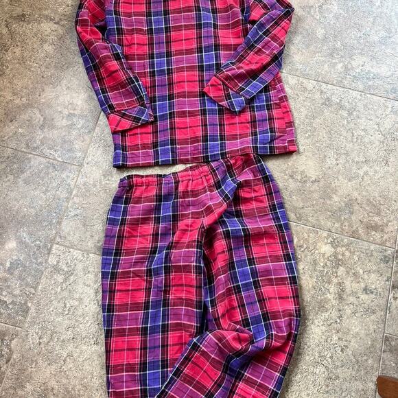 Victoria’s Secret pajama set, women's size XS, plaid  flannel - Picture 5 of 6